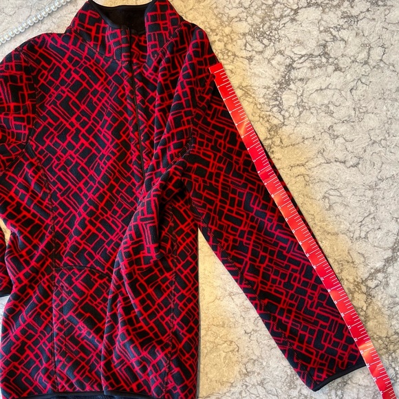 Style & Co Reversible Double Style Black & Red Zipper Jacket - Size Large - Picture 6 of 14